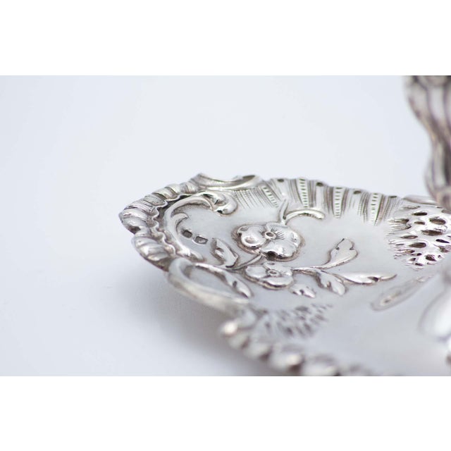 Silver Paddle Embossed with Floral Motifs For Sale - Image 4 of 5