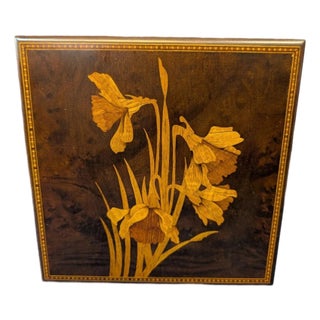 Early 20th Century Art Nouveau Marquetry box For Sale