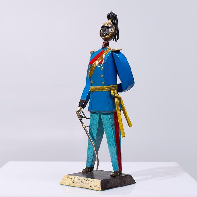 Mid-Century Modern Manuel Felguérez Mid-Century Mexican Metal Toy Soldier (1 of 7) For Sale - Image 3 of 9