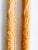 Set of 2 Beeswax Taper Candles 15” tall, standard 7/8" base 8 hour {inside} burn time Burn time may be less with outdoor...
