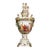 Large German Dresden Figural, Scenic & Floral Lidded Porcelain Palace Urn C1880 For Sale