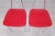 Metal Vintage Vinyl Kitchen Chairs in Red, Set of 4 For Sale - Image 7 of 13