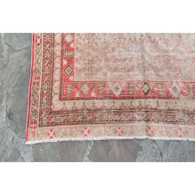 1900s Antique Chinese Hand-Knotted Rug - 6’3” X 11’10” For Sale In Los Angeles - Image 6 of 11