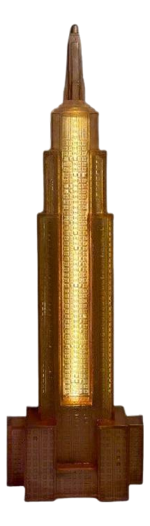 Late 20th-Century Empire State Building Skyscraper Floor Lamp, Italy