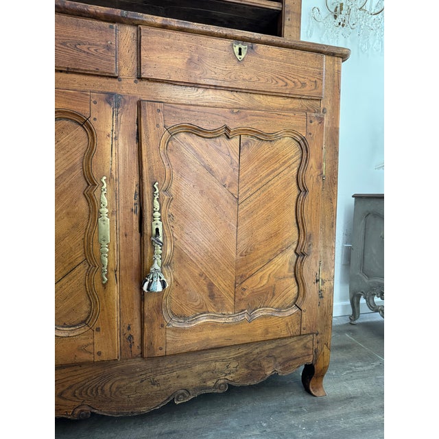 Mid 19th Century French Antique Vaisselier Two Door Buffet Cabinet For Sale In West Palm - Image 6 of 12