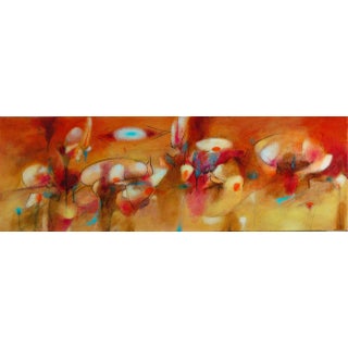 Daniel Ketelhut, Abstract Surrealist Oil Painting, "Dancing Marmalade Wishes" 2025 For Sale