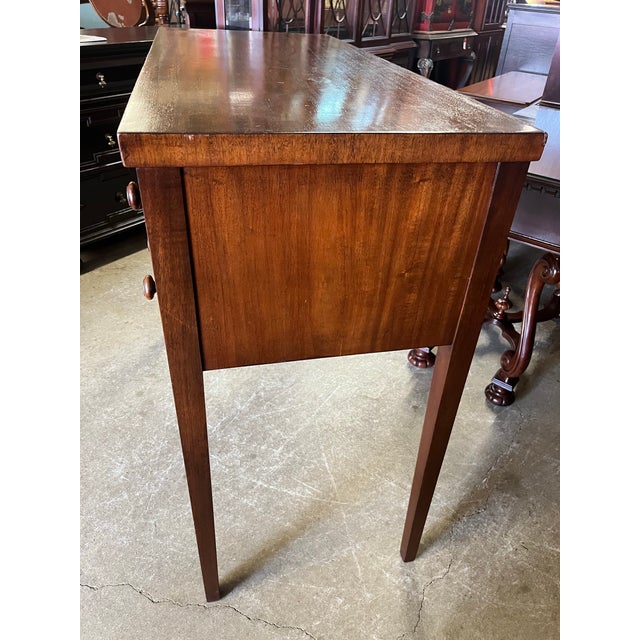 Brown Antique Flame Mahogany Brandy Board For Sale - Image 8 of 12