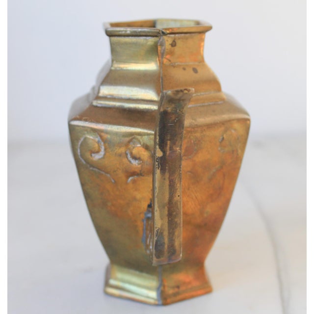 Vintage Brass Teapot For Sale In Milwaukee - Image 6 of 10