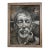 Black & White Man, Portrait Painting, Oil Figurative Painting For Sale