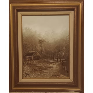 Large James Couper Wright Original Oil - Mid-Century California Regionalist Landscape - 24x 22” Description For Sale