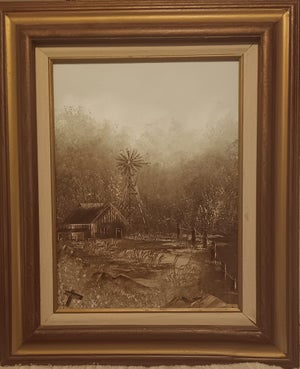 Large James Couper Wright Original Oil - Mid-Century California Regionalist Landscape - 35" X 24" ​Description