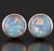 VINTAGE Minimalist at its finest, this beautiful pair of 14k Opal Stud Earrings check the box! Materials: 14K Gold Stud...