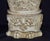 Vintage Chinese Empress Carved Cast Resin With Faux Ivory Finish Figurine Statue For Sale - Image 4 of 16