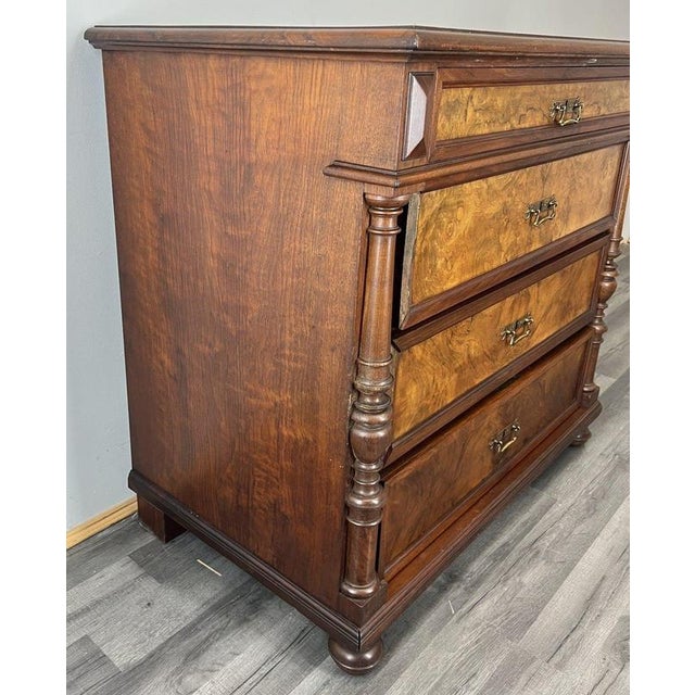 French Burr Chest of 4 Drawers For Sale - Image 10 of 16