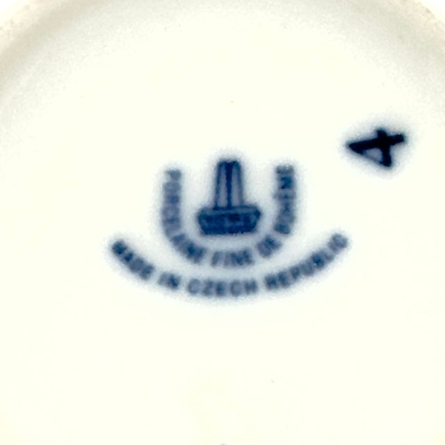 Eclectic Blue & White Porcelain Vessel Curation - Group of 5 For Sale - Image 16 of 18