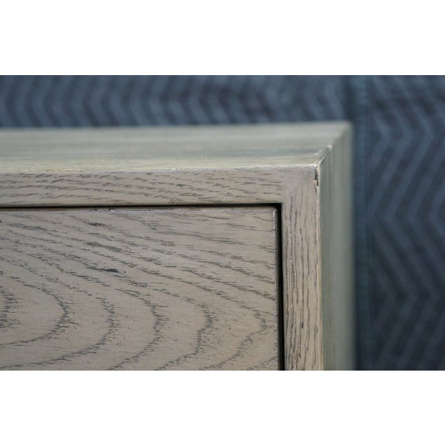 Wood Restoration Hardware Campaign Style Cayden Weathered Oak 9 Drawer Triple Dresser For Sale - Image 7 of 18