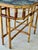 Wood Mid-20th Century Sons-Cunningham Rattan Side Table With Tropical Wallpaper Top For Sale - Image 7 of 12