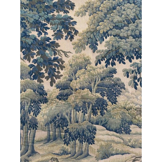 Mid-Century French Jacquard Halluin Tapestry with Verdure Mallard in the style of Aubusson, 1960s For Sale - Image 12 of 18