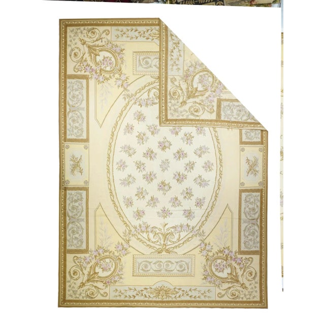 Aubusson Rug 9'10'' x 13'10''.