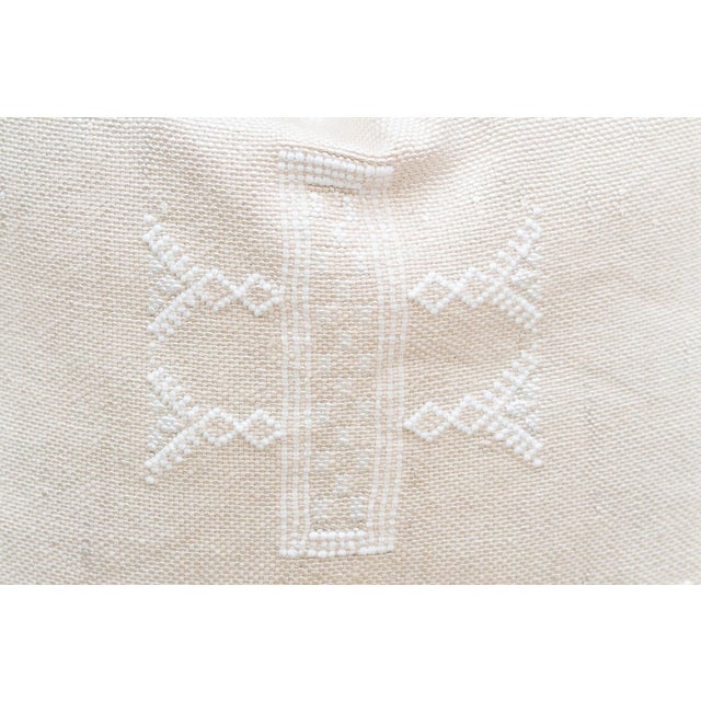 1990s Salted Earth Silk Rug Pillow For Sale - Image 5 of 8