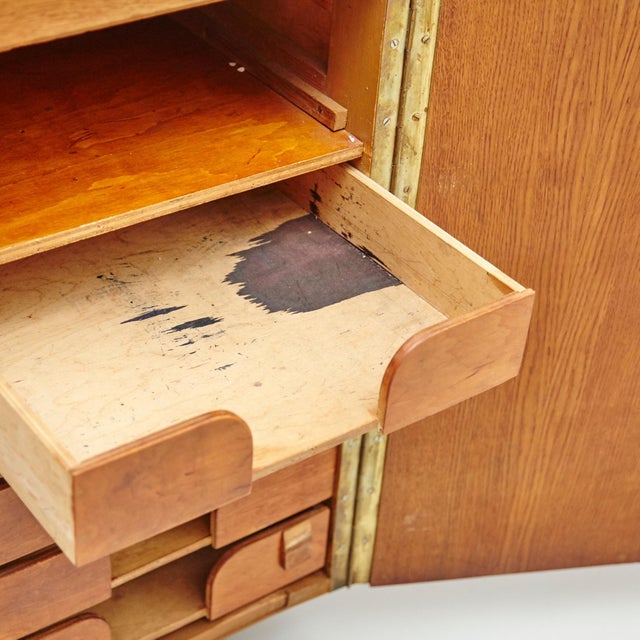 Large Bauhaus Desk in Wood and Tubular Metal, 1930 For Sale - Image 15 of 18