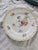 Six Antique Meissen 6" Porcelain Plates with Hand Painted Garden Flowers & Gilt Highlights