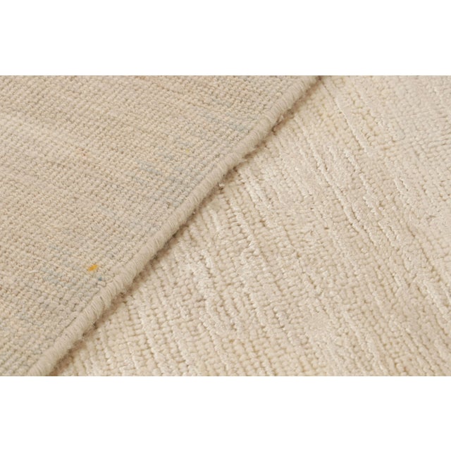 Textile Rug & Kilim’s Scandinavian Style Rug in Beige and Gray, With Geometric Patterns For Sale - Image 7 of 7