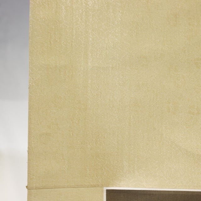 Vintage Chinese Imperial Ancestor Portrait Scroll Painting of Emperor on Yellow Silk For Sale - Image 11 of 14