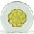Artist Signed Vintage Opalescent Golden Yellow Double Floral Design Studio Art Glass Paperweight For Sale - Image 4 of 7