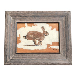 Contemporary Original Stephen Heigh “Wild Rabbit Study 6” Framed For Sale