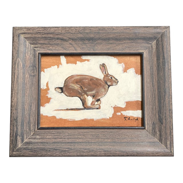 Contemporary Original Stephen Heigh “Wild Rabbit Study 6” Framed For Sale