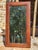 Brown Large Brown Wood Frame Mirror For Sale - Image 8 of 11