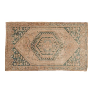 Vintage Distressed Oushak Rug - 2'5" x 4' For Sale