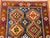 Vintage Persian Shiraz Yalameh Tribal Area Rug, Hand-Knotted Wool, Allover Geometric Pattern, Blue & Red, 3x5 For Sale - Image 10 of 17