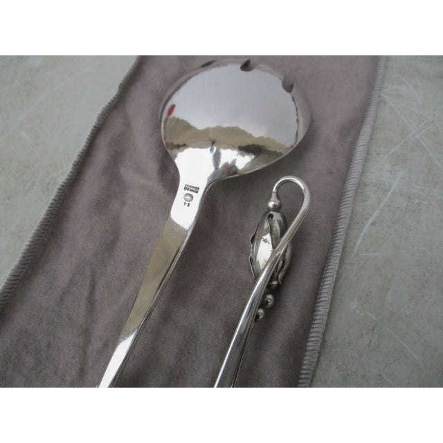 Georg Jensen Blossom Pattern #84 - Pair of 2 For Sale In New York - Image 6 of 6
