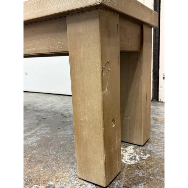 Theo Eichholtz for Restoration Hardware Parsons Bench For Sale - Image 9 of 12