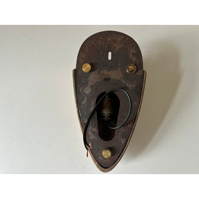Modern Bronze Wall Sconce, 1960 For Sale - Image 17 of 18
