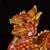 Mid 20th Century Pair of Gilt Cloisonne Enamel Qilin Figures – 7.9" Mythical Beast Statues For Sale - Image 9 of 9