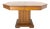 French Oak Square Pedestal Dining Table, 1940 For Sale