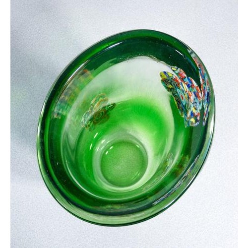Murano Blown Glass Vase For Sale - Image 18 of 18