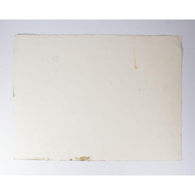 Watercolor Painting of a Seascape by Artist Virginia Brooks For Sale In Indianapolis - Image 6 of 6