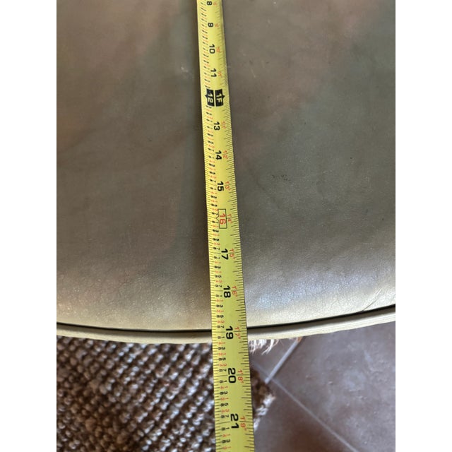 Adjustable Late 20th Century Old Hickory Tannery” Cowhide & Leather Executive Desk Chair For Sale In San Diego - Image 6 of 11