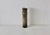 Gray Scandinavian Style Handcrafted Modern Faux Bamboo Gray Glass Vase For Sale - Image 8 of 14