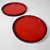 Japanese Marubon Trays in Red and Black Lacquer, 1910s, Set of 2 For Sale - Image 6 of 15