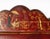 Chinoiserie Chippendale Styled Red & Gold Scenic Chinoiserie Mirror For Sale - Image 3 of 3