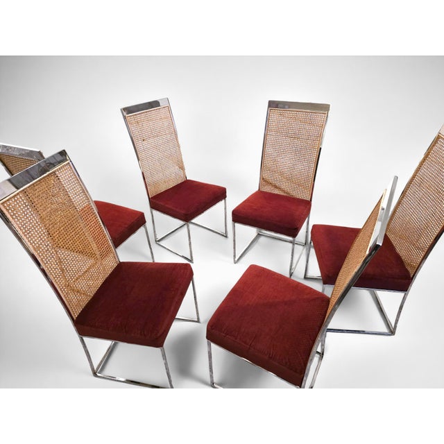 1980s Milo Baughman for Thayer Coggin Dining Chairs - Set of 4 For Sale In Dallas - Image 6 of 12