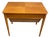 Scandinavian Modern Sewing Table in Teak and Cane, 1950s For Sale