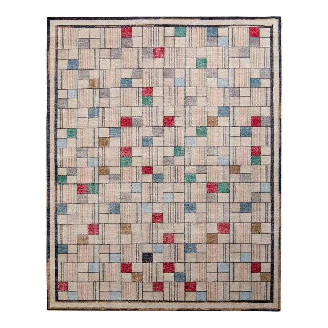 Rug & Kilim’s Oversized Broadway Rug in Cream, 14x20 For Sale