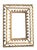 Vintage rattan frame that can be used for pictures or a mirror. Measures 22” wide x 30.5” tall x 2.25” deep