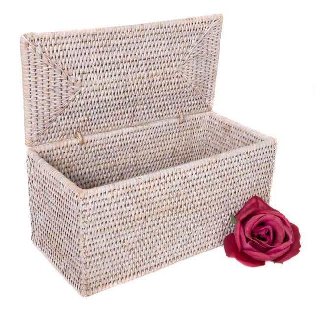 Artifacts Rattan hand woven rattan tissue box covers and boxes provide the perfect accent to any room in the house with a...